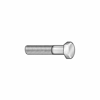 1/4"-20 x 1 3/8" Grade 2 Hex Cap Screw, Plain